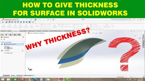 thickness of an object